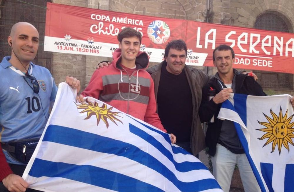 Copa América: los uruguayos coparon La Serena y prometen ser mayoría