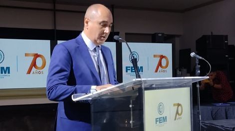 El empresario Santiago Laugero, presidente de la FEM.