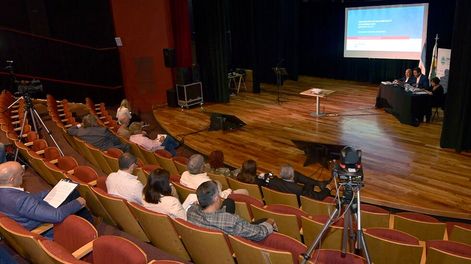 Los Andes | La audiencia se realiza en el complejo Le Parc, de Guaymallén, donde se tratará una suba del VAD (Valor Agregado de Distribución) para todas las distribuidorasFoto: Orlando Pelichotti