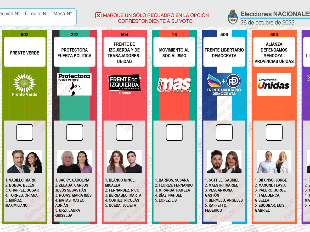 Los candidatos sin foto del Nuevo MAS representan un misterio de la Boleta Única para las elecciones 2025.