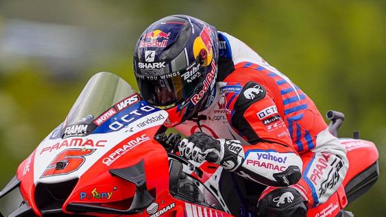 El francés fue el 1 en los ensayos de MotoGP.