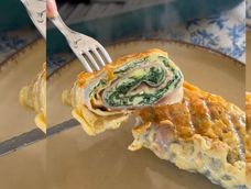 como hacer deliciosos arrolladitos de jamon, queso y espinaca: sin harinas y en solo 15 minutos