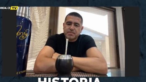 Riquelme participó de una charla virtual para el canal oficial del Villarreal de España, su exclub. / Villarreal CF
