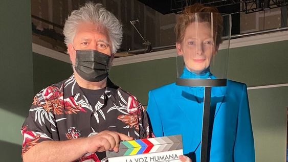 Almodóvar lanzó un avance del corto de Tilda Swinton filmado en pandemia