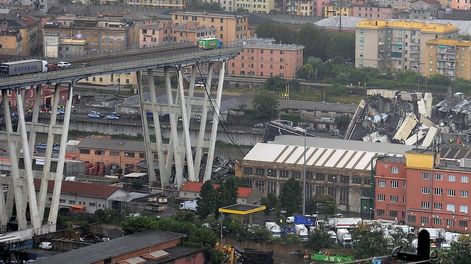 Catástrofe en Génova: ¿Cayó un rayo sobre el puente que se desplomó?
