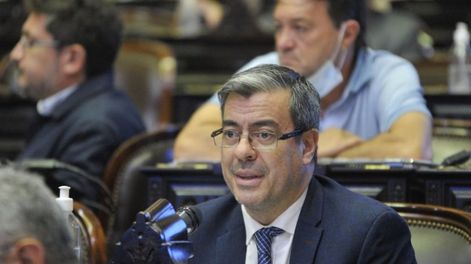 Los Andes | German Martinez, sucesor de Máximo Kirchner en la presidencia del bloque oficialista de Diputados, hizo un llamado a la unidad.Foto prensa