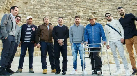 el dia que trataron de tonto a messi en las piramides de egipto
