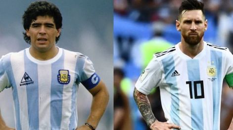 Messi el mejor de la historia para una revista inglesa y Maradona segundo.
