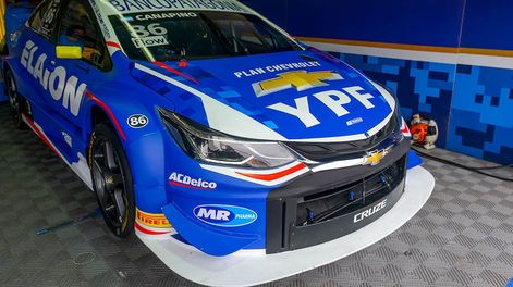 El Equipo Chevrolet YPF de Súper TC2000 giró en el autódromo de Rafaela