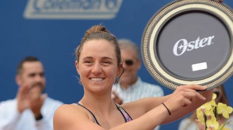 Nadia Podoroska ganó el WTA 125 de Cali y busca recuperar su mejor nivel. / @tenistasarg