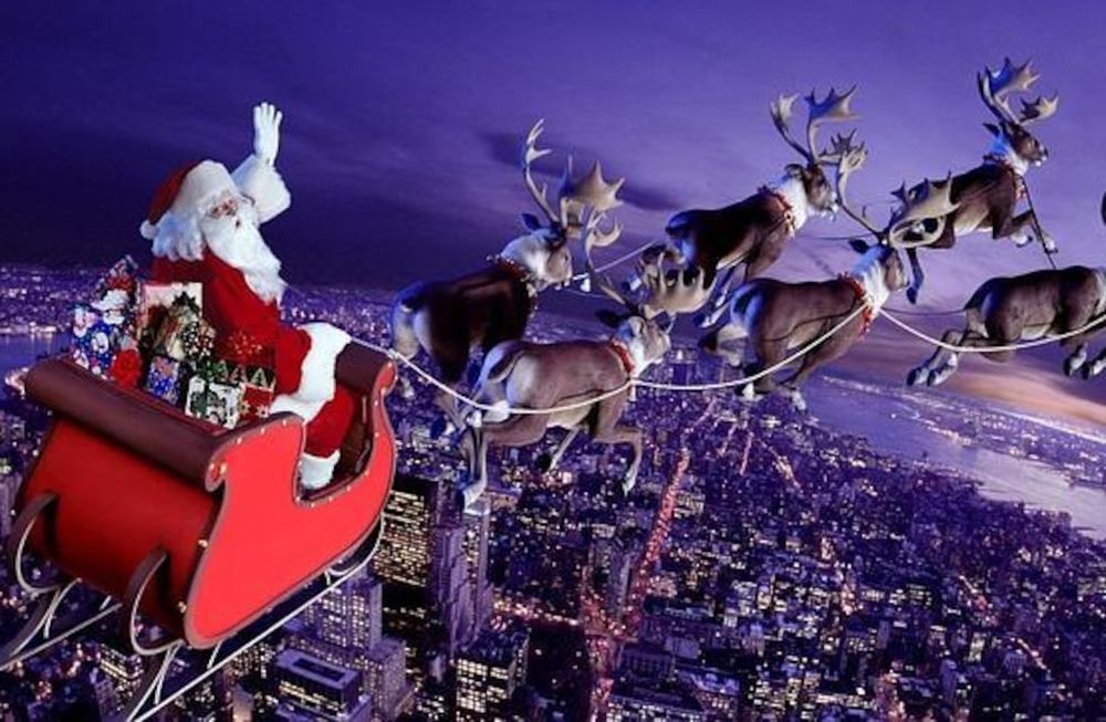 Cómo seguir a Papá Noel por internet y ver las ciudades que ya visitó.