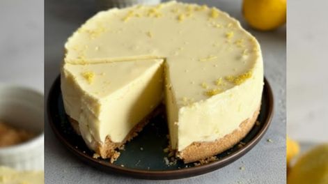 Fresca y sin azúcar: cómo hacer una deliciosa torta helada de limón