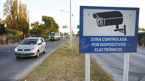 Los Andes | La nación autoriza a la municipalidad de Las Heras a cobrar fotomultas.Foto: José Gutierrez/ Los Andes