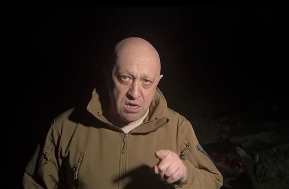 Yevgueni Prigozhin, jefe del Grupo Wagner, en captura de pantalla del video que difundió en su canal de Telegram anunciando la retirada de Bajmut.