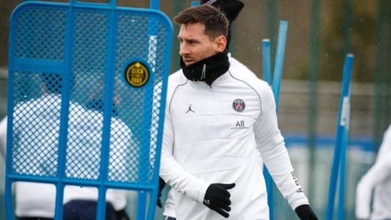 Messi se entrena pensando en Lens.