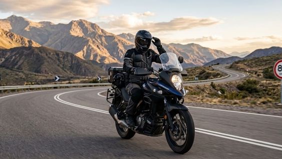 El gesto no es obligatorio, pero es necesario conocer el significado cuando un motociclista aparece de frente.