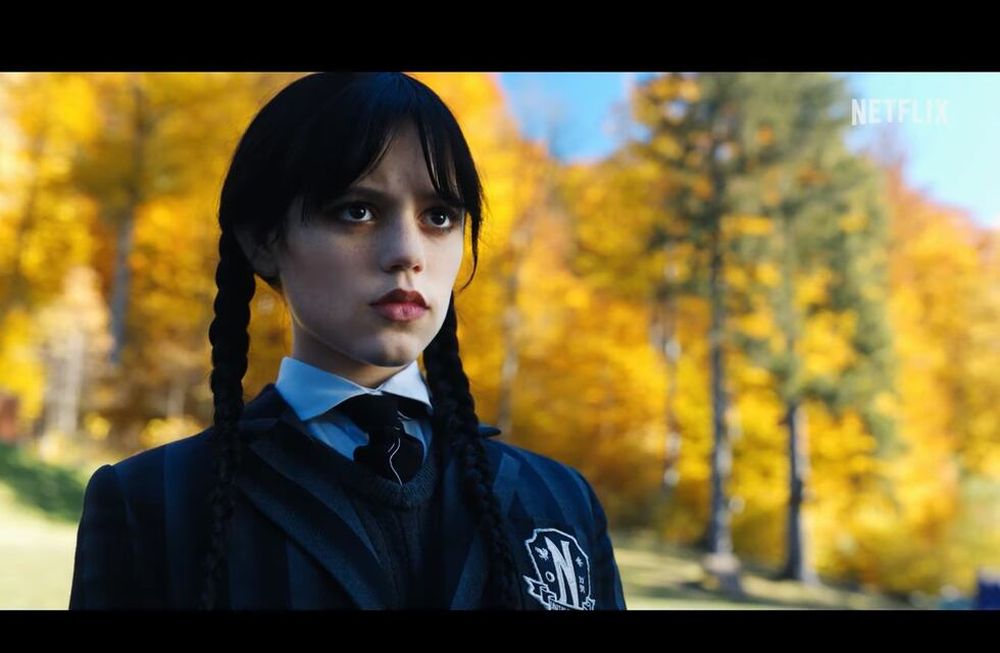 Wednesday desplazó en su récord de visionados a Strangers things (Captura de pantalla).