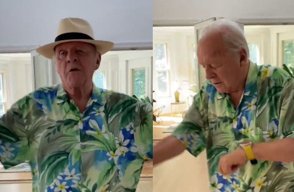 Anthony Hopkins bailó al ritmo de La pollera colorá