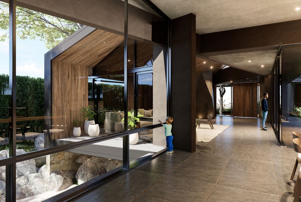 Uma casa: aqui, a arquitetura em Mendoza encontra uma expressão especial.