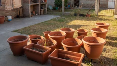Esta idea de reciclar macetas viejas la vuelve una forma de embellecer el espacio con ingenio y al mismo tiempo un beneficio para distintas aves.