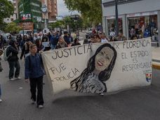 Marcha a 5 años del asesinato de Florencia Magalí Morales en San Luis.