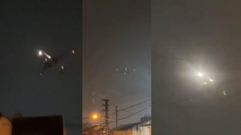 Un avión se declaró en emergencia, sobrevoló el conurbano y alarmó a los vecinos.