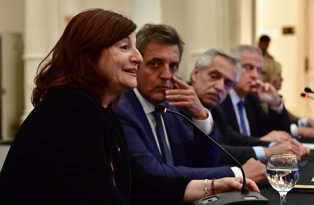 Kelly Olmos aseguró que Economía hará anuncios este lunes sobre cambios en el impuesto. Foto: Twitter/@MinTrabajoAR