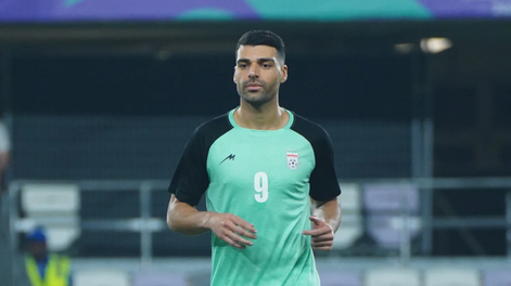 Mehdi Taremi, delantero del Olimpiacos y de la Selección de Irán.