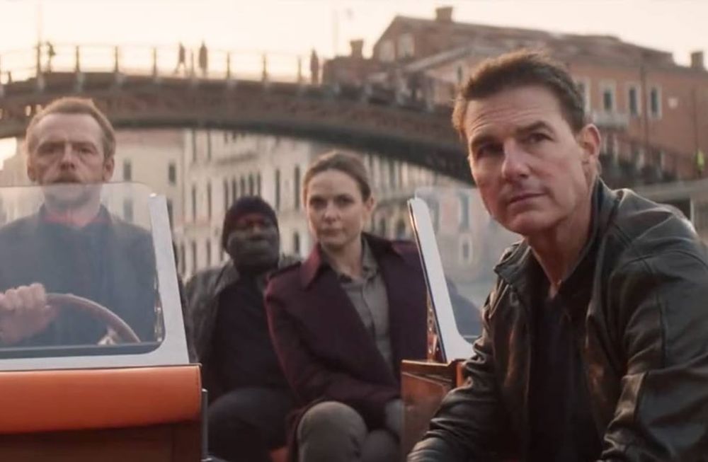 Ethan Hunt (Tom Cruise) y su equipo en Misión imposible: Sentencia mortal - Parte uno. (Paramount Pictures)