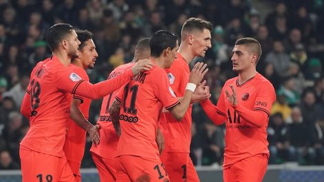 Paredes e Icardi marcaron en la goleada de París Saint Germain ante Saint Etienne