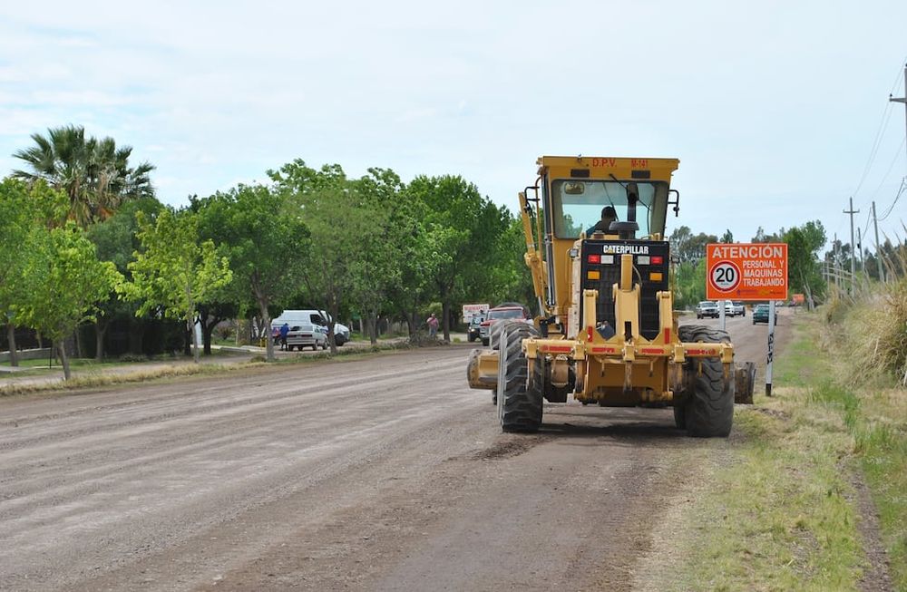 Comenzó la repavimentación de avenida Alberdi en San Rafael