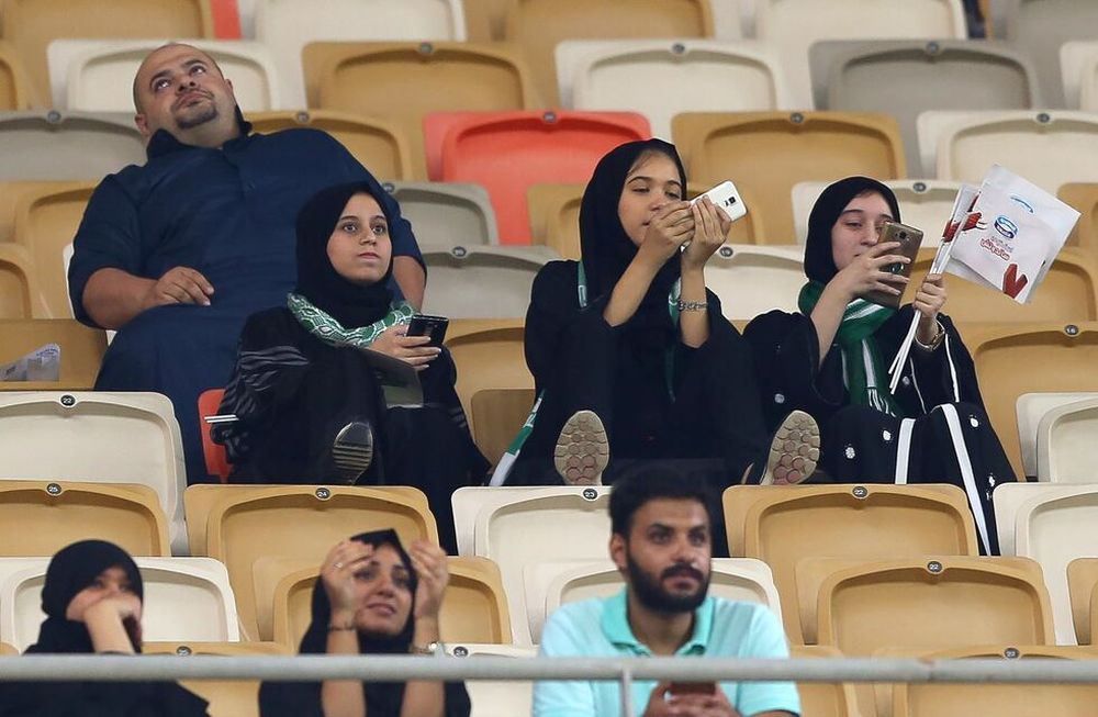 Histórico: mujeres saudíes pudieron ir a un estadio de fútbol