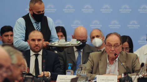 Los Andes | Martín Guzmán y Carlos Heller en el Congreso por la deuda con el FMI. / Fotos Federico López Claro