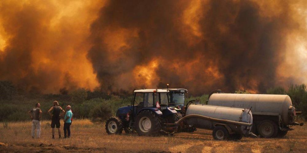 Incendios en Portugal.