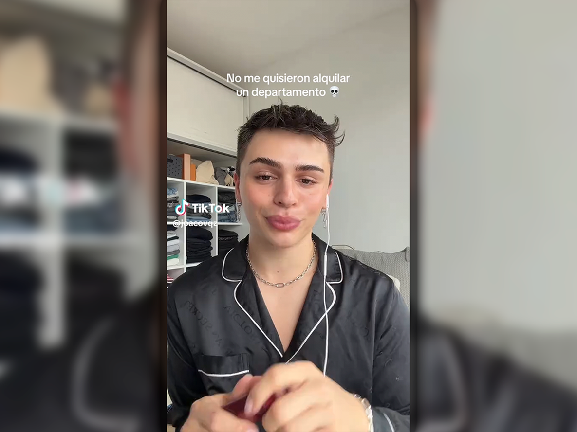 No me quisieron alquilar un departamento por ser influencer y vivir de las redes, tituló el video un joven en TikTok.