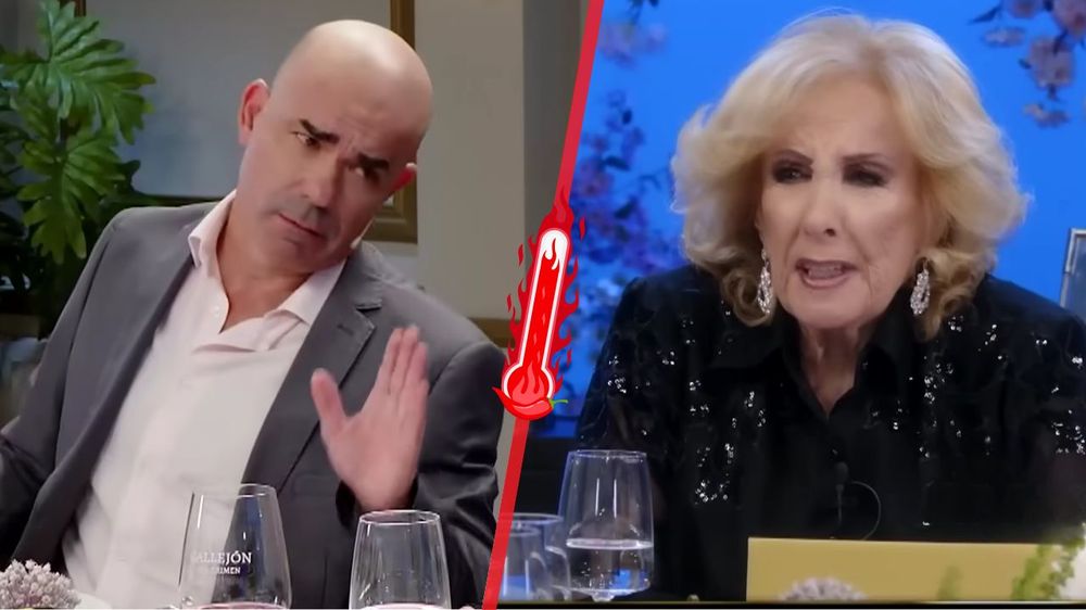 El cruce picante y chicanero entre Mirtha Legrand y Eduardo Sacheri.