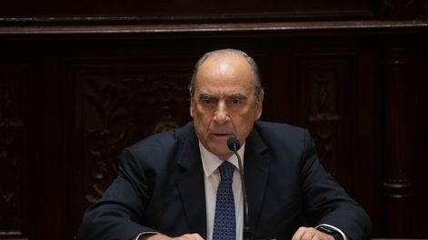 Guillermo Francos en el Senado. (Gentileza)