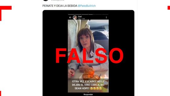 Está editado el video en el que Patricia Bullrich arrastra las palabras durante el Año Nuevo judío. Foto: Reverso Está editado el video en el que Patricia Bullrich arrastra las palabras durante el Año Nuevo judío. Foto: Reverso