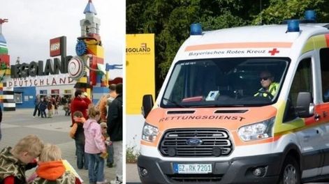 Accidente en un parque de atracciones de Alemania. / Foto: Gentileza