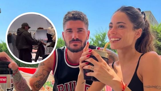 Tini Stoessel y Rodrigo De Paul juntos en Madrid.