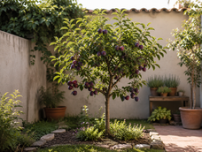 el arbol frutal ideal para patios chicos: se puede mantener compacto, da fruta en verano y no necesita ocupar todo el jardin