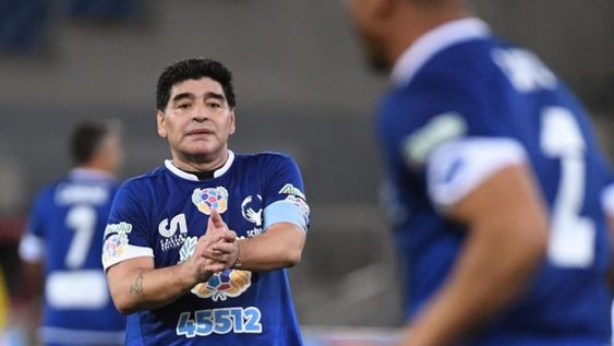 Maradona será homenajeado desde el 10-10 hasta el Partido por la Paz del 14 de noviembre. / Gentileza.