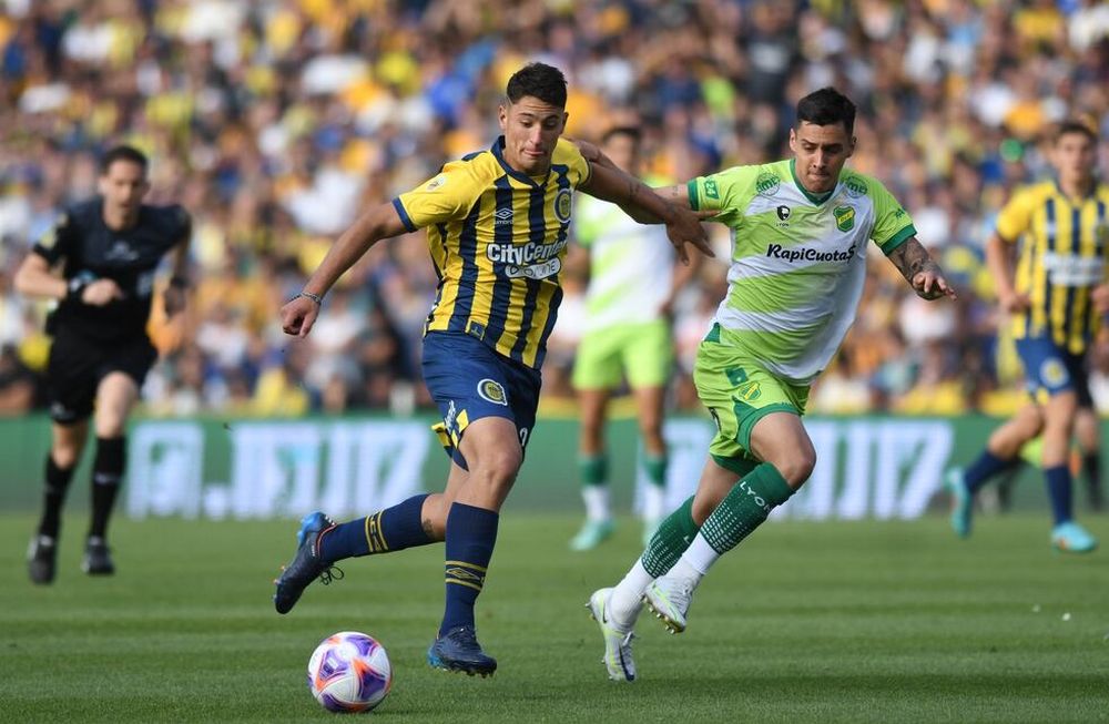 Rosario Central igualó sin goles con Defensa y Justicia. El Canalla hace siete partidos que no gana. (Prensa Rosario Central)