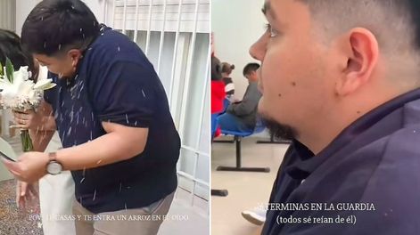 Un grano de arroz entró al oído del novio durante el festejo de su casamiento y tuo que acudir a la guardia del hospital. 