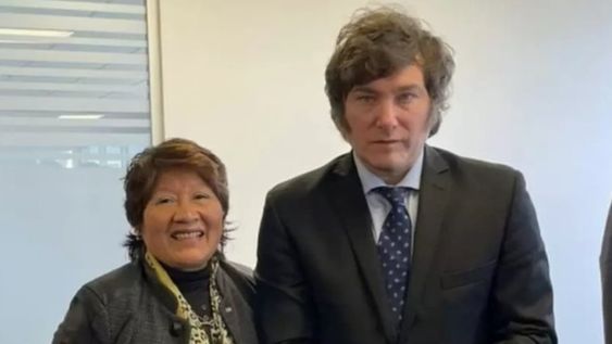 Vilma Bedia ubicó a varios de sus familiares en cargos dentro del Congreso de la Nación. El Ejecutivo nacional quiere que los eche. (Gentileza Clarín).