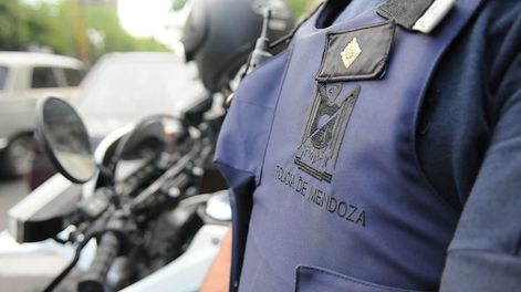 Chalecos antibalas de la Policía de Mendoza.