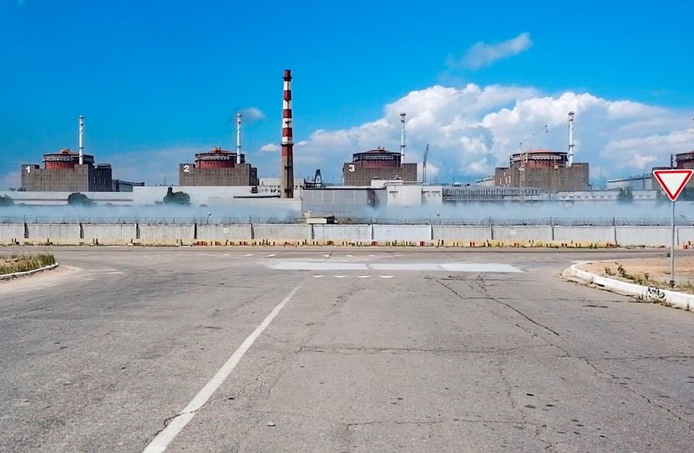 Una vista general de la central nuclear de Zaporiyia, en territorio bajo control militar ruso. (Foto / Ministerio de Defensa de Rusia)