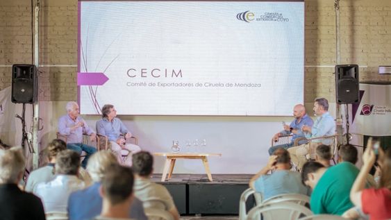 La Cecim explicó la situación del sector exportador de ciruela.