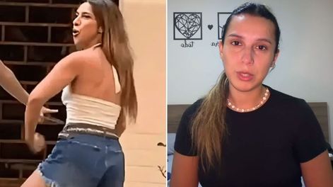 La abogada santiagueña, retenida en Brasil.