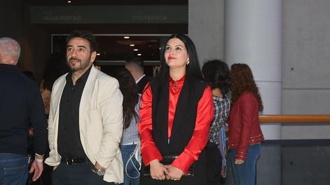 Los Andes | Flor Destéfanis (Santa Rosa) y Fernando Ubieta (La Paz), dos de los intendentes del PJ que presionen por más fondos coparticipables.Foto: José Gutierrez / Los Andes